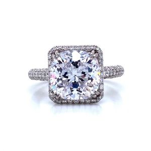 Designs Platinum Diamond Halo ❤️💍